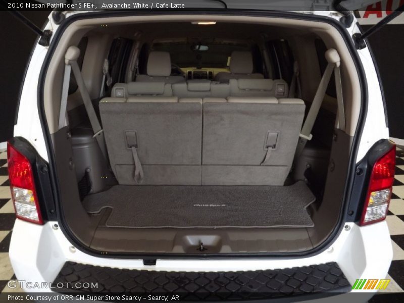 Avalanche White / Cafe Latte 2010 Nissan Pathfinder S FE+