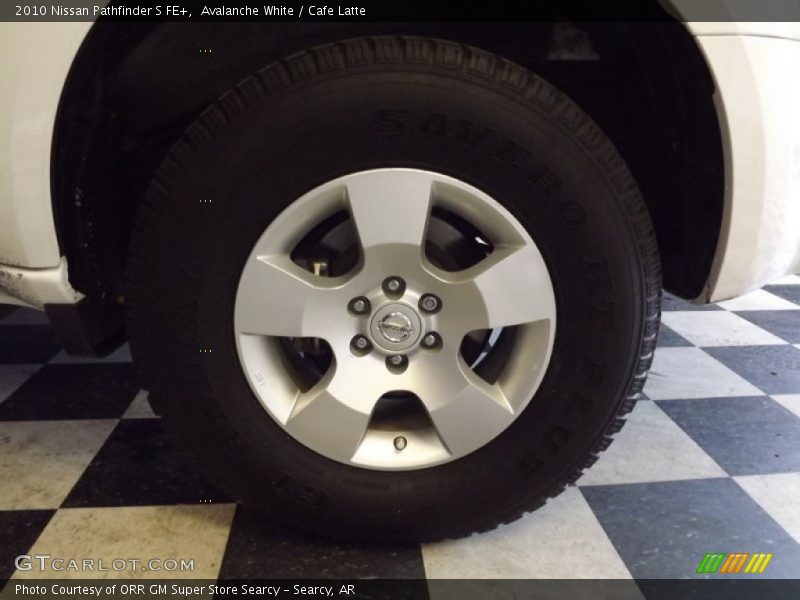 Avalanche White / Cafe Latte 2010 Nissan Pathfinder S FE+