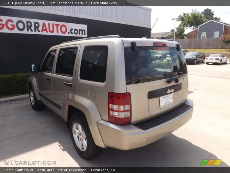 Light Sandstone Metallic / Dark Slate Gray 2011 Jeep Liberty Sport