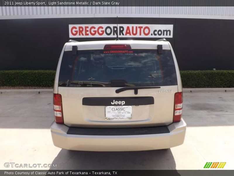 Light Sandstone Metallic / Dark Slate Gray 2011 Jeep Liberty Sport