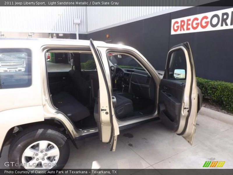 Light Sandstone Metallic / Dark Slate Gray 2011 Jeep Liberty Sport