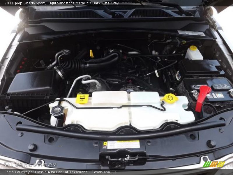 Light Sandstone Metallic / Dark Slate Gray 2011 Jeep Liberty Sport