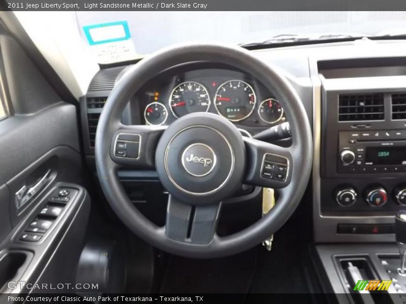 Light Sandstone Metallic / Dark Slate Gray 2011 Jeep Liberty Sport