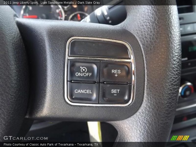 Light Sandstone Metallic / Dark Slate Gray 2011 Jeep Liberty Sport