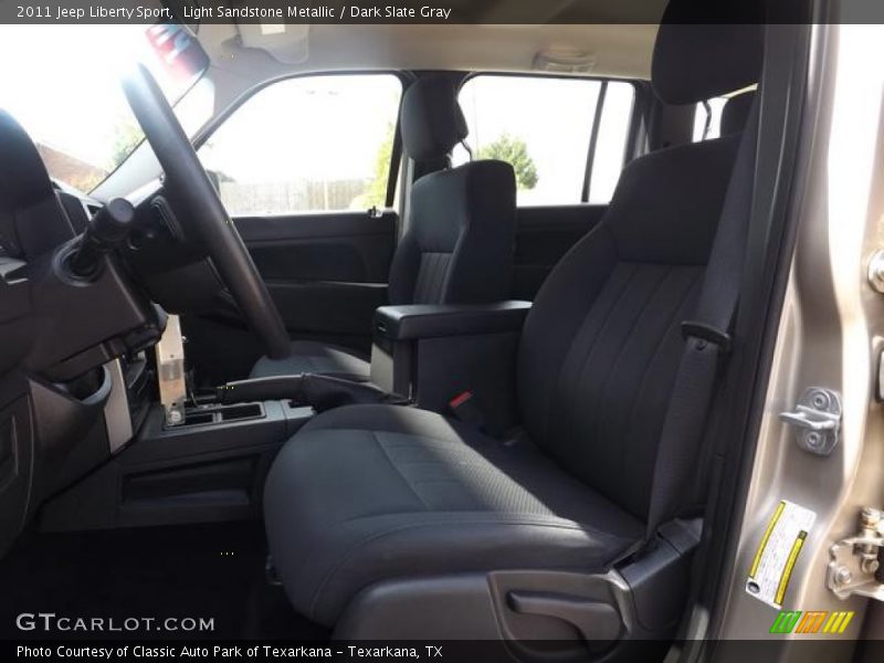 Light Sandstone Metallic / Dark Slate Gray 2011 Jeep Liberty Sport