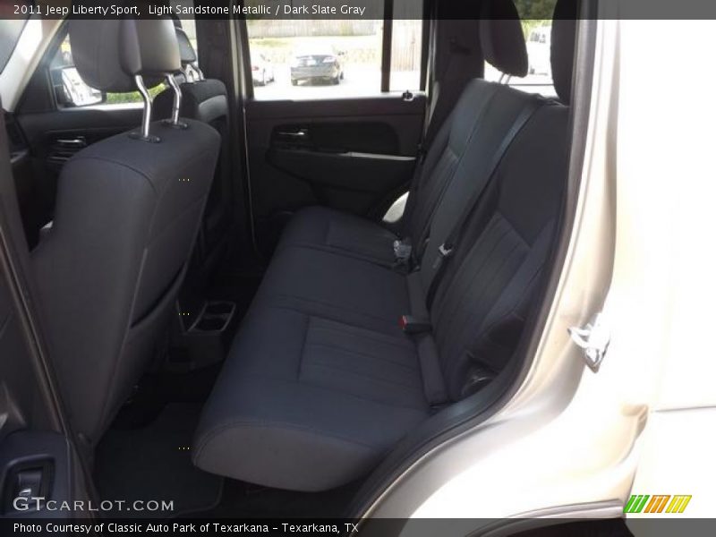 Light Sandstone Metallic / Dark Slate Gray 2011 Jeep Liberty Sport