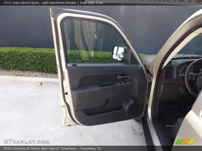 Light Sandstone Metallic / Dark Slate Gray 2011 Jeep Liberty Sport
