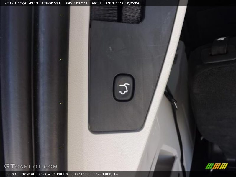 Dark Charcoal Pearl / Black/Light Graystone 2012 Dodge Grand Caravan SXT