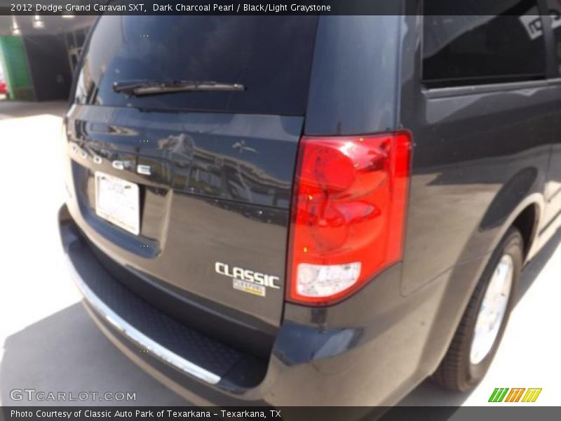 Dark Charcoal Pearl / Black/Light Graystone 2012 Dodge Grand Caravan SXT