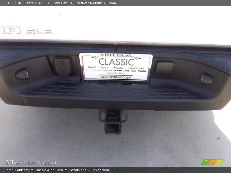 Quicksilver Metallic / Ebony 2012 GMC Sierra 1500 SLE Crew Cab