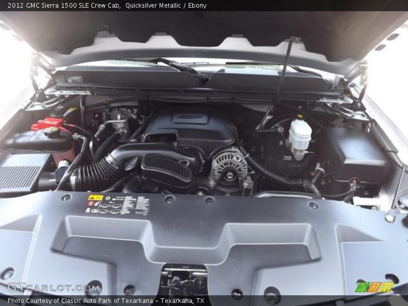 Quicksilver Metallic / Ebony 2012 GMC Sierra 1500 SLE Crew Cab