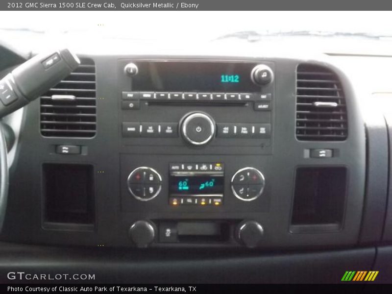 Quicksilver Metallic / Ebony 2012 GMC Sierra 1500 SLE Crew Cab