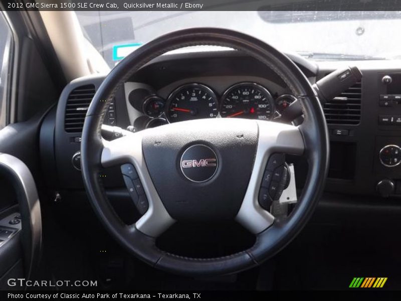  2012 Sierra 1500 SLE Crew Cab Steering Wheel