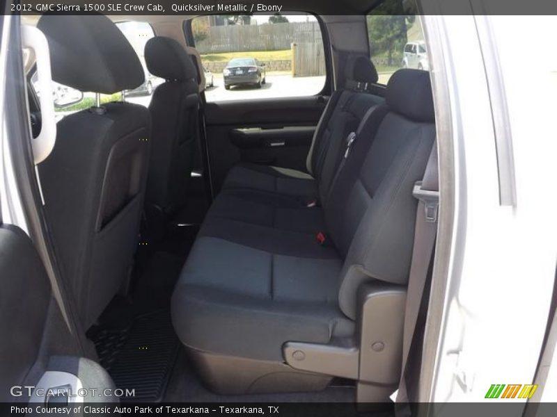 Quicksilver Metallic / Ebony 2012 GMC Sierra 1500 SLE Crew Cab