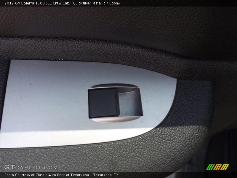Quicksilver Metallic / Ebony 2012 GMC Sierra 1500 SLE Crew Cab