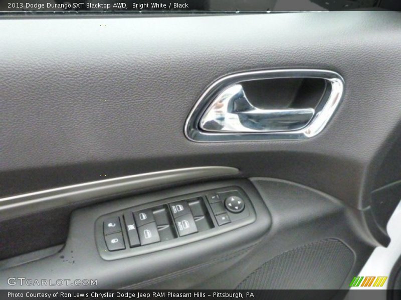 Bright White / Black 2013 Dodge Durango SXT Blacktop AWD