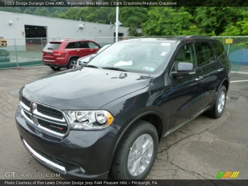 Maximum Steel Metallic / Dark Graystone/Medium Graystone 2013 Dodge Durango Crew AWD