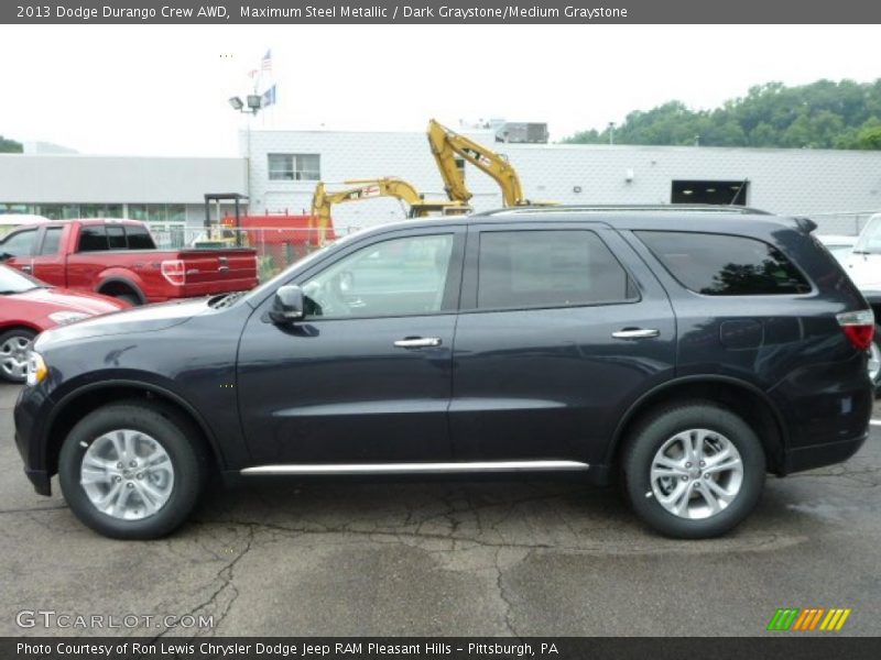Maximum Steel Metallic / Dark Graystone/Medium Graystone 2013 Dodge Durango Crew AWD
