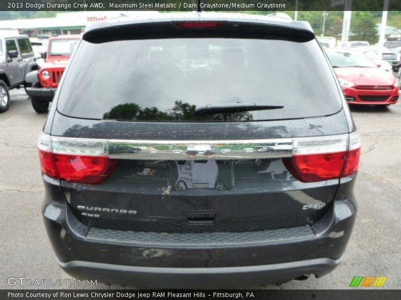 Maximum Steel Metallic / Dark Graystone/Medium Graystone 2013 Dodge Durango Crew AWD