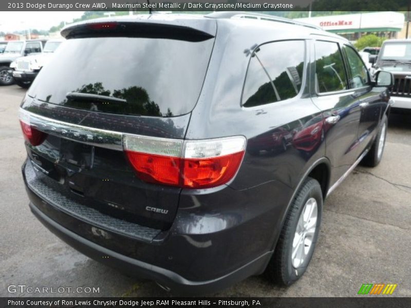 Maximum Steel Metallic / Dark Graystone/Medium Graystone 2013 Dodge Durango Crew AWD