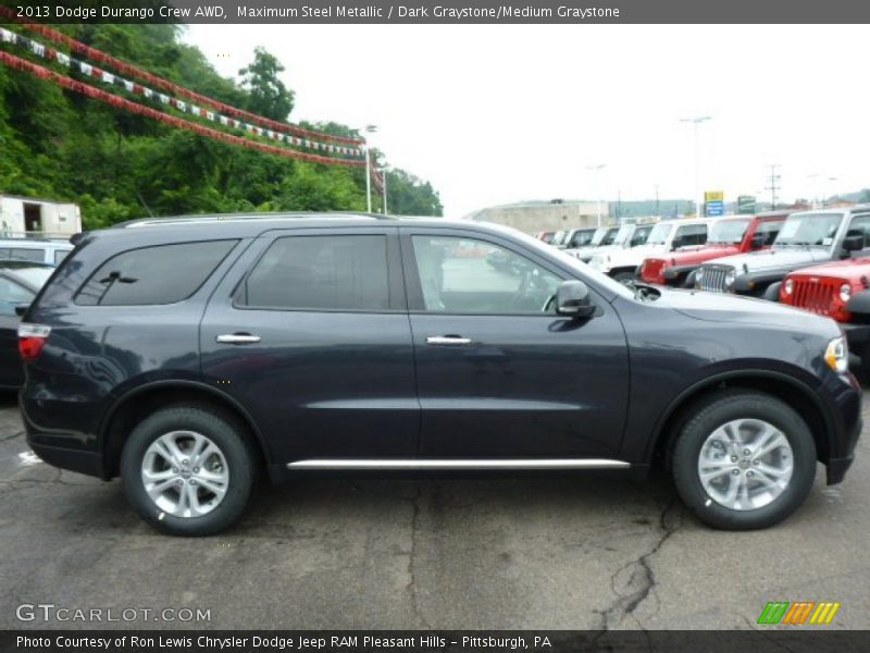 Maximum Steel Metallic / Dark Graystone/Medium Graystone 2013 Dodge Durango Crew AWD