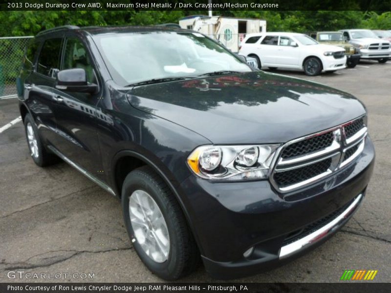 Maximum Steel Metallic / Dark Graystone/Medium Graystone 2013 Dodge Durango Crew AWD