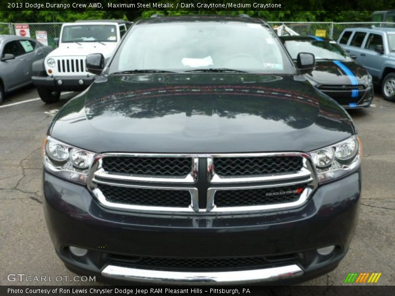 Maximum Steel Metallic / Dark Graystone/Medium Graystone 2013 Dodge Durango Crew AWD