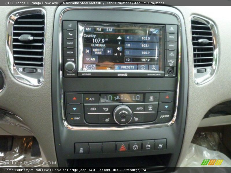 Maximum Steel Metallic / Dark Graystone/Medium Graystone 2013 Dodge Durango Crew AWD