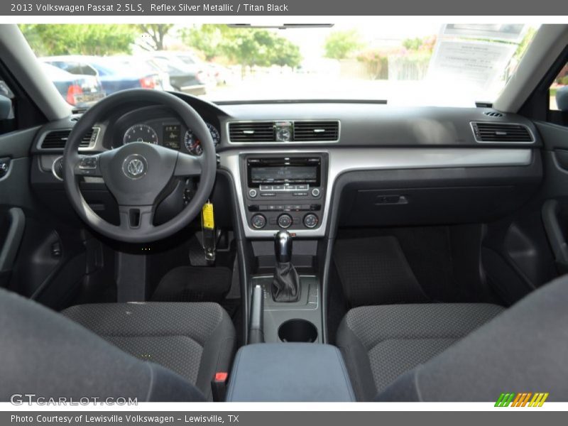Reflex Silver Metallic / Titan Black 2013 Volkswagen Passat 2.5L S