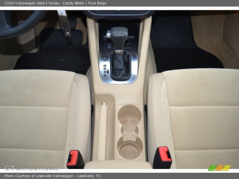 Candy White / Pure Beige 2009 Volkswagen Jetta S Sedan