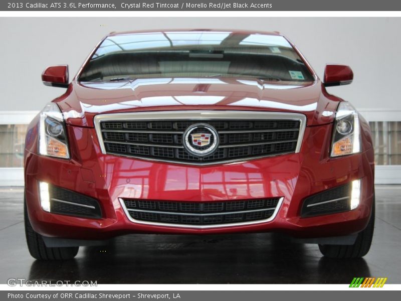 Crystal Red Tintcoat / Morello Red/Jet Black Accents 2013 Cadillac ATS 3.6L Performance
