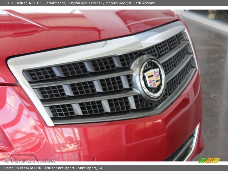 Crystal Red Tintcoat / Morello Red/Jet Black Accents 2013 Cadillac ATS 3.6L Performance