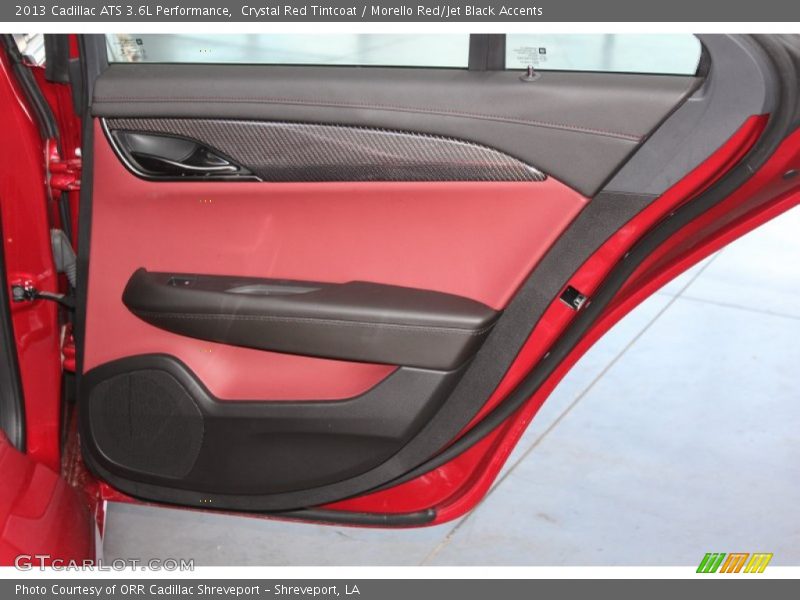 Crystal Red Tintcoat / Morello Red/Jet Black Accents 2013 Cadillac ATS 3.6L Performance