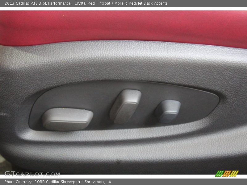 Crystal Red Tintcoat / Morello Red/Jet Black Accents 2013 Cadillac ATS 3.6L Performance