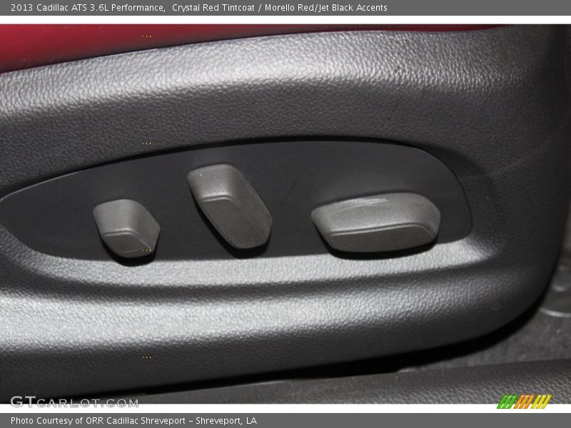 Crystal Red Tintcoat / Morello Red/Jet Black Accents 2013 Cadillac ATS 3.6L Performance