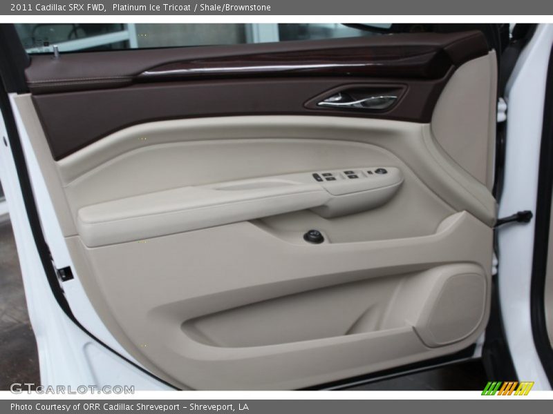 Platinum Ice Tricoat / Shale/Brownstone 2011 Cadillac SRX FWD
