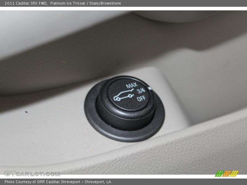 Platinum Ice Tricoat / Shale/Brownstone 2011 Cadillac SRX FWD