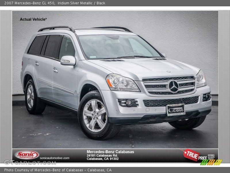 Iridium Silver Metallic / Black 2007 Mercedes-Benz GL 450