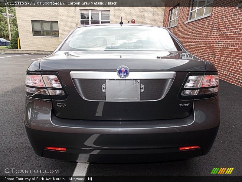 Carbon Grey Metallic / Black 2011 Saab 9-3 2.0T Sport Sedan