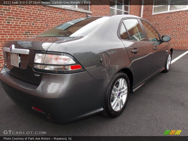 Carbon Grey Metallic / Black 2011 Saab 9-3 2.0T Sport Sedan
