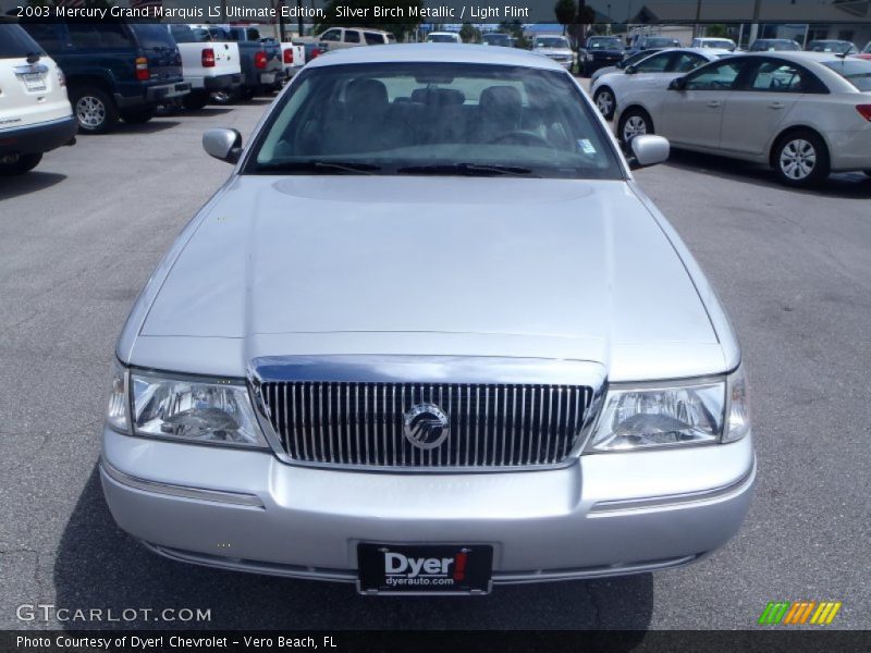 Silver Birch Metallic / Light Flint 2003 Mercury Grand Marquis LS Ultimate Edition