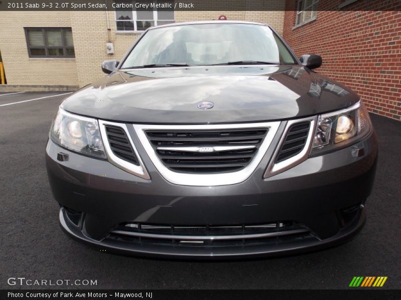 Carbon Grey Metallic / Black 2011 Saab 9-3 2.0T Sport Sedan