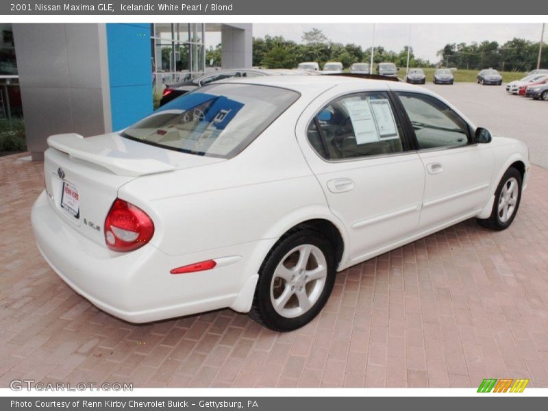 Icelandic White Pearl / Blond 2001 Nissan Maxima GLE
