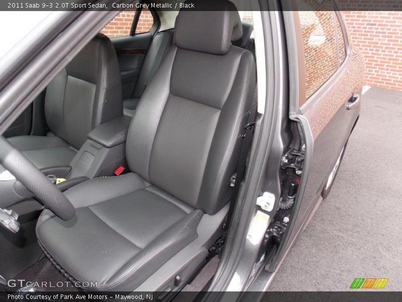 Carbon Grey Metallic / Black 2011 Saab 9-3 2.0T Sport Sedan