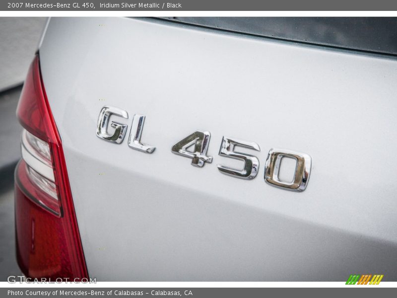 Iridium Silver Metallic / Black 2007 Mercedes-Benz GL 450