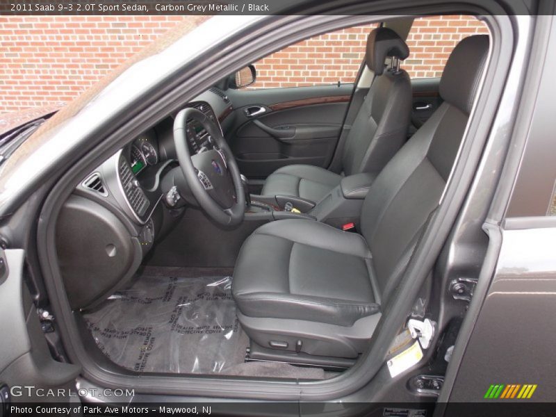 Carbon Grey Metallic / Black 2011 Saab 9-3 2.0T Sport Sedan