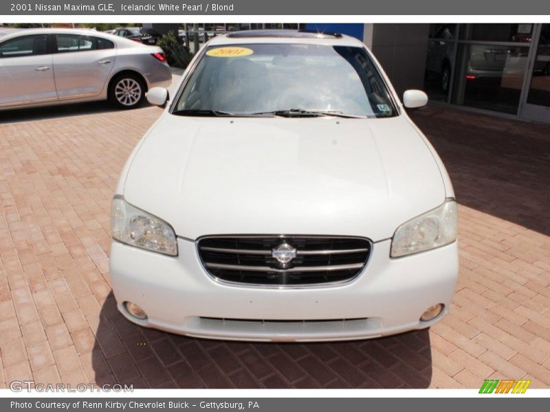 Icelandic White Pearl / Blond 2001 Nissan Maxima GLE
