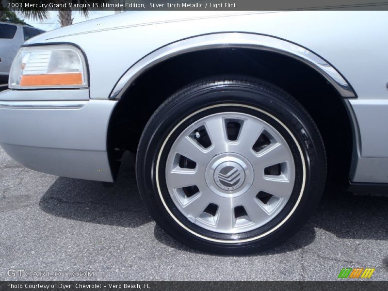 Silver Birch Metallic / Light Flint 2003 Mercury Grand Marquis LS Ultimate Edition