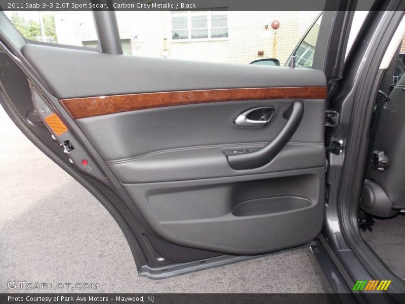 Carbon Grey Metallic / Black 2011 Saab 9-3 2.0T Sport Sedan