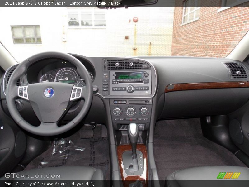 Carbon Grey Metallic / Black 2011 Saab 9-3 2.0T Sport Sedan